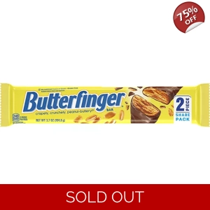 Butterfinger 2 Piece Share Pack Bar - Twin Butter Finger - 104.8g